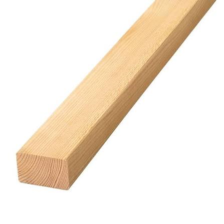 TIMBER - Structural Insulated Panels (SIPs) UK | Garden Annex & SIP Kits – RD SIPS Light-colored wooden rectangular beam shown at an angle with visible grain and a square end on white background.